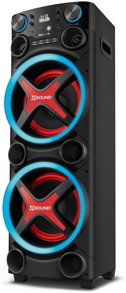 MONDIAL, Torre de Som, Luzes, Bluetooth, Preto, 2200 W RMS, APP - TM-2200