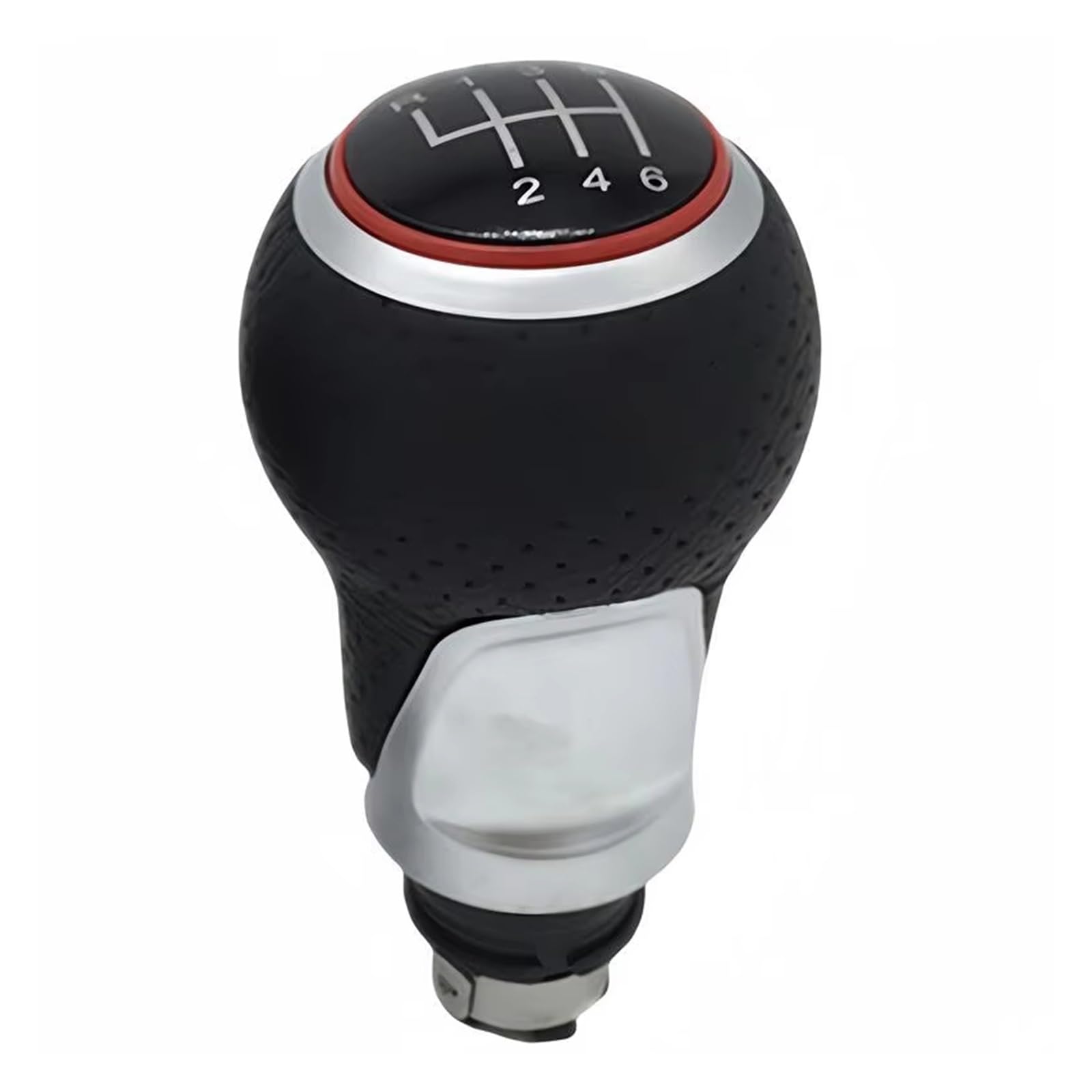 Srvsqtptvk K0082 Car Shift Knob For A6 C6 2004-2012 Shifter Lever Replacement Manual Gear Shift Knob Pu Gaiter Boot(K0082)