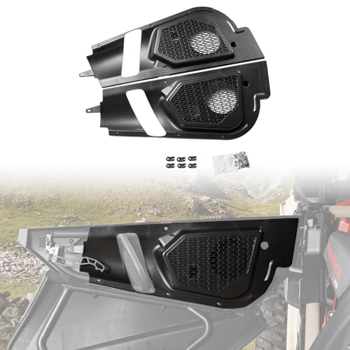 A & UTV PRO Maverick X3 Speaker Pods,Front Door Speaker Enclosure 6.5 inch Mount Compatible with 2017-2024 2025 Can Am Maverick X3 / X3 Max/Turbo/R Stereo System