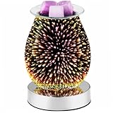 VICASKY Elektrische Aromatherapie Maschine mit Feuerwerk Effekt Tisch Desktop Lampe Rauchfrei...