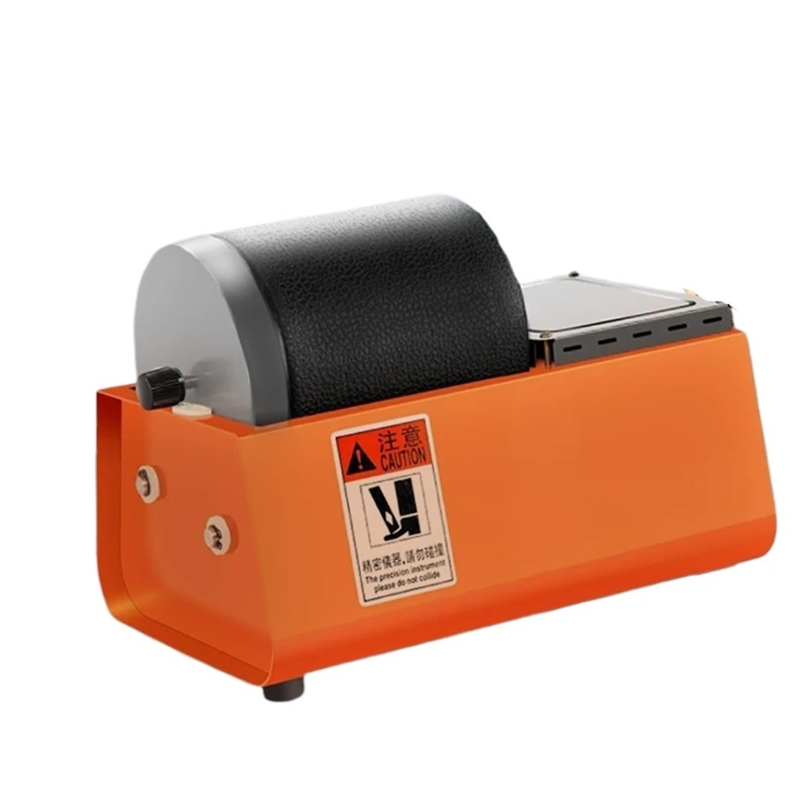 JVDDI Jewelry Polishing Machine Rubber Tumbler Drum Grinder For Gold Silver Metal Gemstone Precision Finishing Household(Oranje)