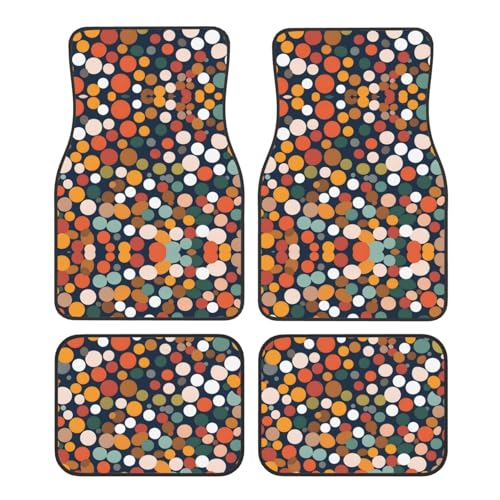 Tapis de voiture à pois universels HYTTER pour vos trajets en famille