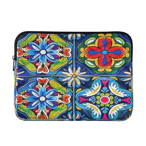 Funda para Laptop con Diseño Mexicano Talavera 13-14 Pulgadas miniatura 1