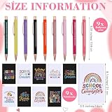 Resurhang 18 Pcs Teacher Appreciation Gifts Bulk, 9 School Counselor Notebook Journal & 9 Ballpoint Pen, Thank You Gifts for National Teacher Week 2026, Counselors Educators, Back to School Supplies