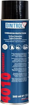 DINITROL 4010 Resistant Corrosion Inhibitor Transparent Beige 500ml Aerosol Spray Can