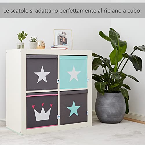 LOVE IT STORE IT - Cubo Portaoggetti con Coperchio...
