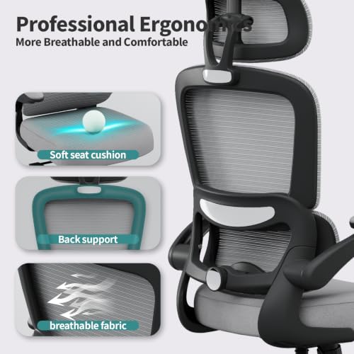 Image of TRALT Office Chair Ergonomic Desk Chair - Gaming Chair with Lumbar Support