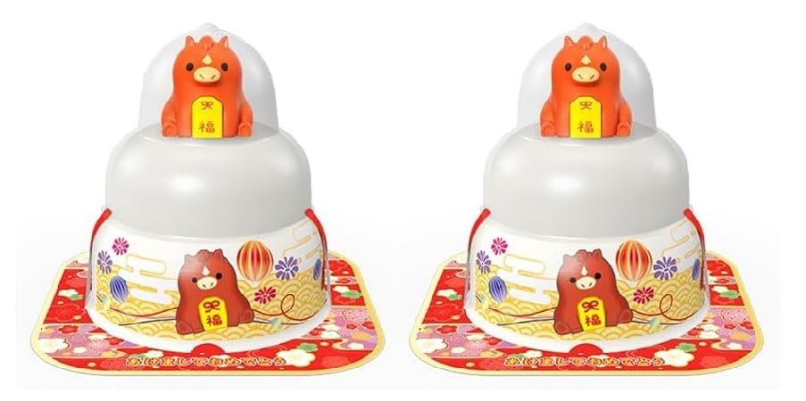 Amazon.co.jp: サトウの福餅入り鏡餅 小飾り 干支 オリジナル