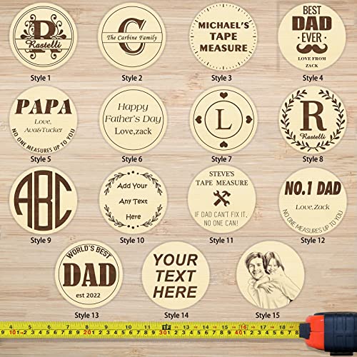 Cinta métrica personalizada 10 pies con grabado para papá miniatura 2