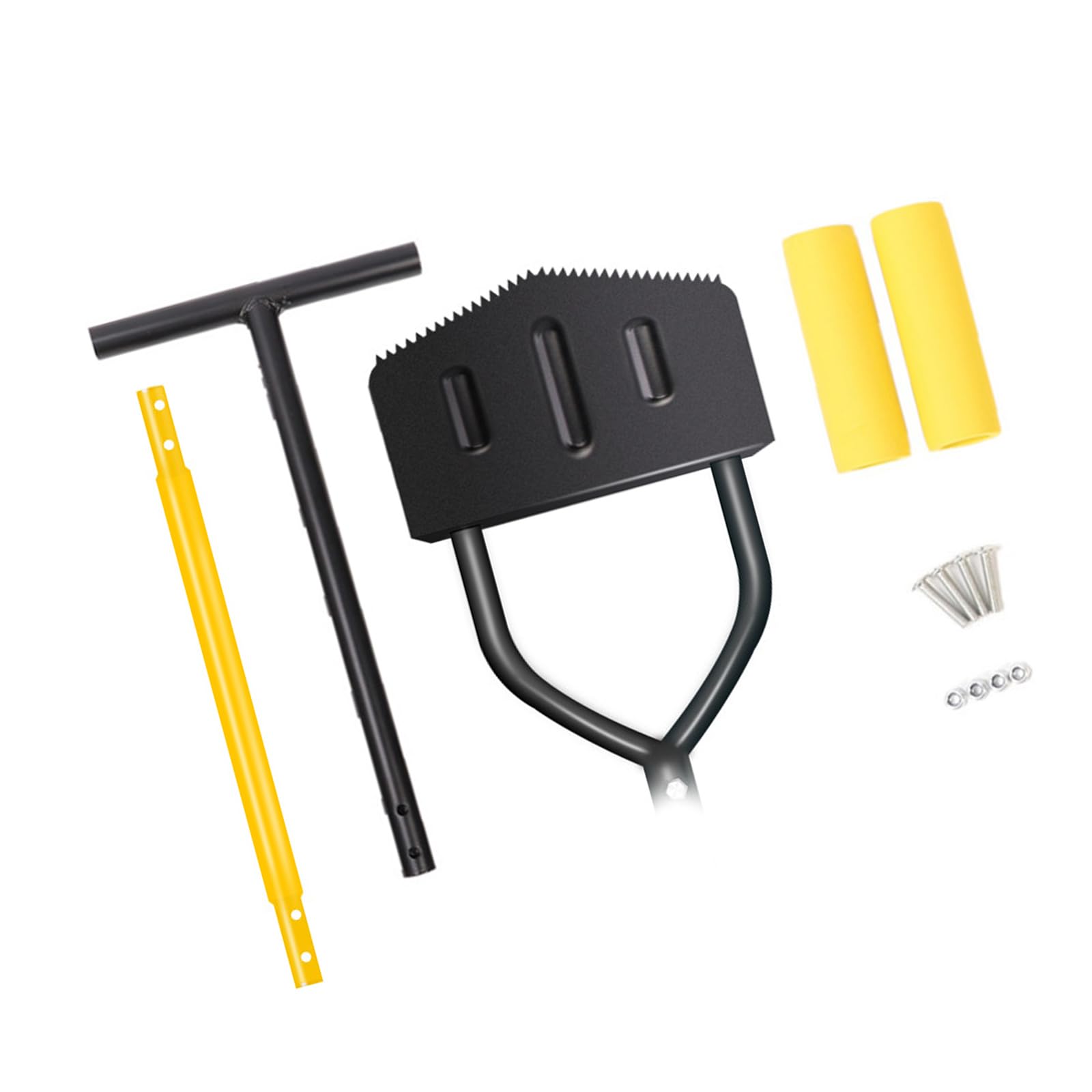 Msioytog Serrated Edges Manual Lawns Edger Wide Foot Platform Border Edger Garden Tool Lawns Edging Tool 41 ' ' Long Edging for Landscaping