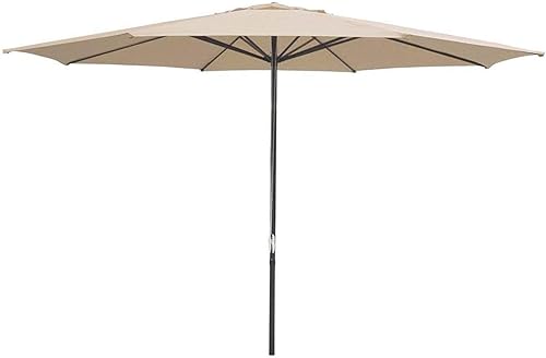 koval Inc. 13ft. Mobiliario de exterior Parasol de Patio Mesa, Bronceado