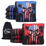 JST GAMEZ Professional Tournament Cornhole Bags Set of 8 Regulation 6”x6”, 15–16 oz |...