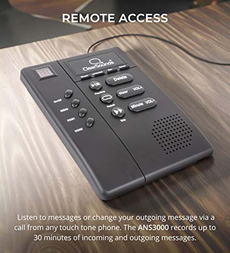 ClearSounds ANS3000 Contestadora Amplificada para Teléfonos Analógicos miniatura 5