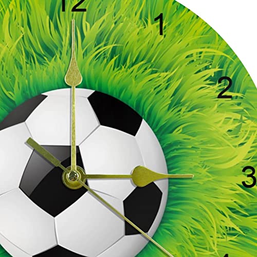 Horloge murale 25,4 cm sans tic-tac avec grands chiffres