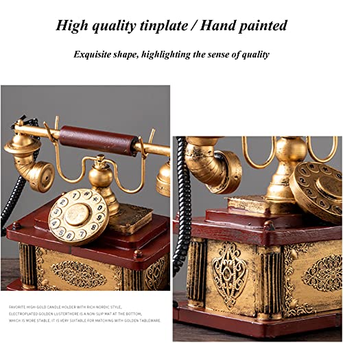 Téléphones fixes fer statue ornement pour décoration - 7