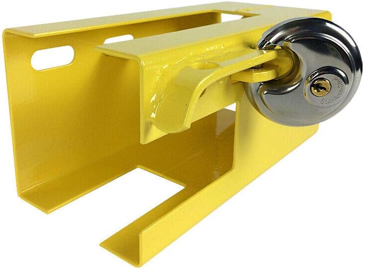 Hyfive Trailer Hitch Lock Caravan Lock Universal Trailer Hitch Security Pad Lock Steel