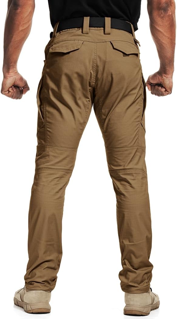Men's Tactical Pants Flex Ripstop Cargo Trousers for Outdoor Hiking Work Casual Pants Large Capacity Clothing - Image 2