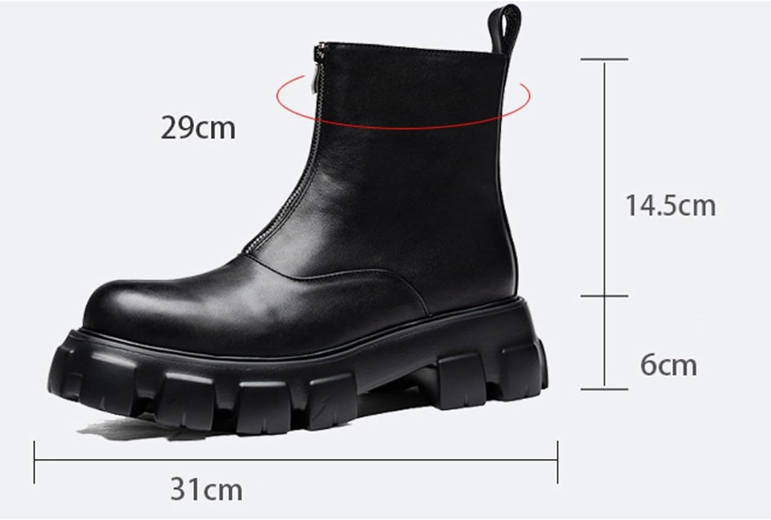 [GUREITOJP] 本革 厚底ブーツ チェルシーブーツ メンズ 身長アップ カジュアル 紳士 ノンスリップ 耐磨耗性 通気性 軽