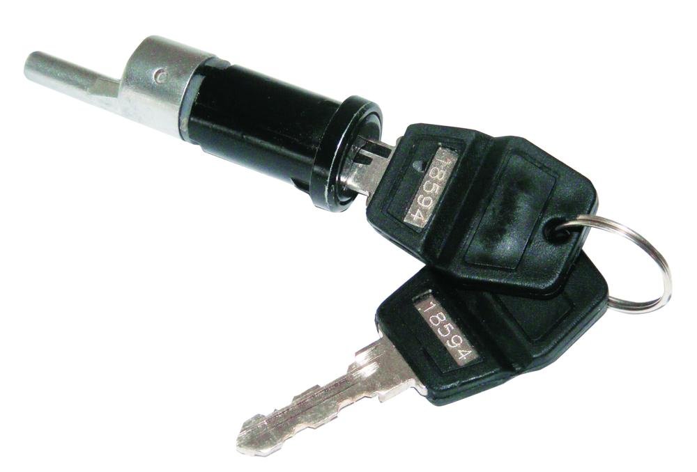 Asec Peg Snap Fix Furniture Pedestal Lock BLK (AS9954)