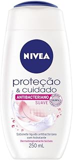 Sabonete Líquido Antibacteriano NIVEA Proteção & Cuidado Suave 250ml, Nivea