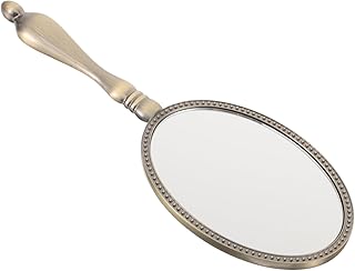 Handheld Makeup Mirror Distortion Portable Mi...