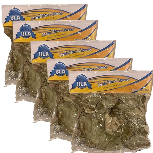 Isla - Dried Taro Leaves - Tuyong dahon ng Gabi - 3.5 oz (5 pack)