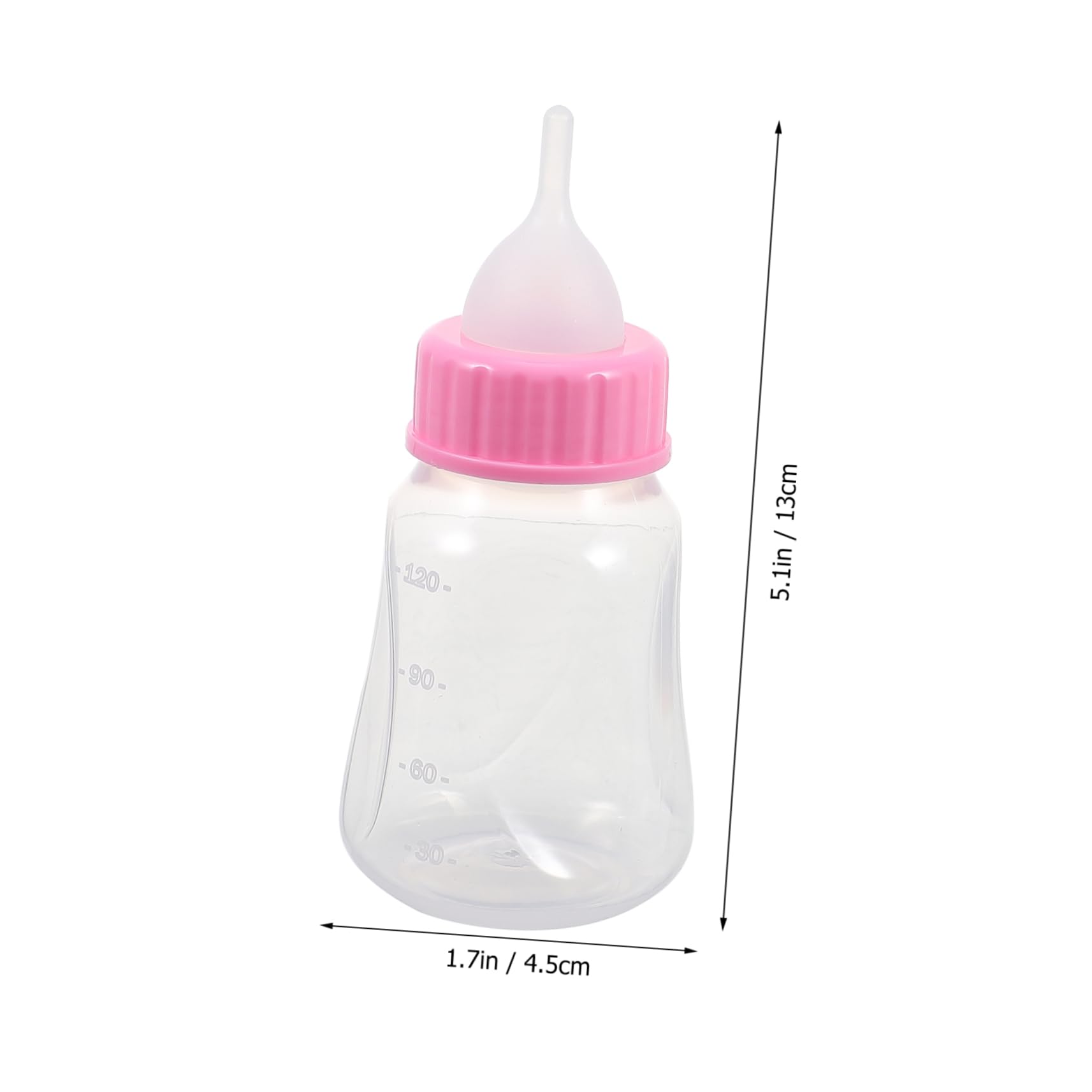 FONDOTIN 2Pcs Leak Puppy Feeder Bottles Food Grade Plastic Nursing Kit for Kittens Cats Small Pets Easy to Squeeze Reusable Durable Design for Newborns