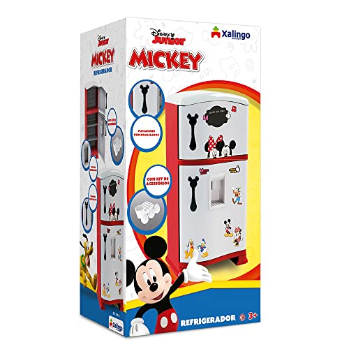 Refrigerador Mickey Xalingo Branco/Vermelho