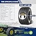 MaxAuto 20x10.00-8 Lawn Mower Tires, 20x10-8 Tractor Turf Tire, 20x10x8 NHS Tires, 4PR/Ply Tubeless, Set of 2