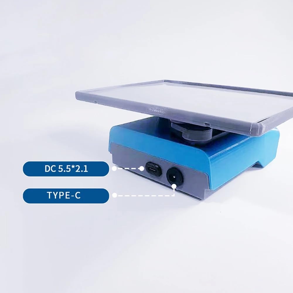 Mini Laboratory Shaker Circular Oscillation Oscillator 20-80RPM Speed Adjustable with 120x160MM Work Plate