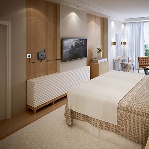 Heymoontong Apple Tv Mount Compatible With All Apple Tvs - Wall Mount Bracket With Remote Holder Fits For All Apple Tv 4K / Hd (2022 & 2021), With Siri Remote Silicone Protective Case/Cover (Black) #TOP7