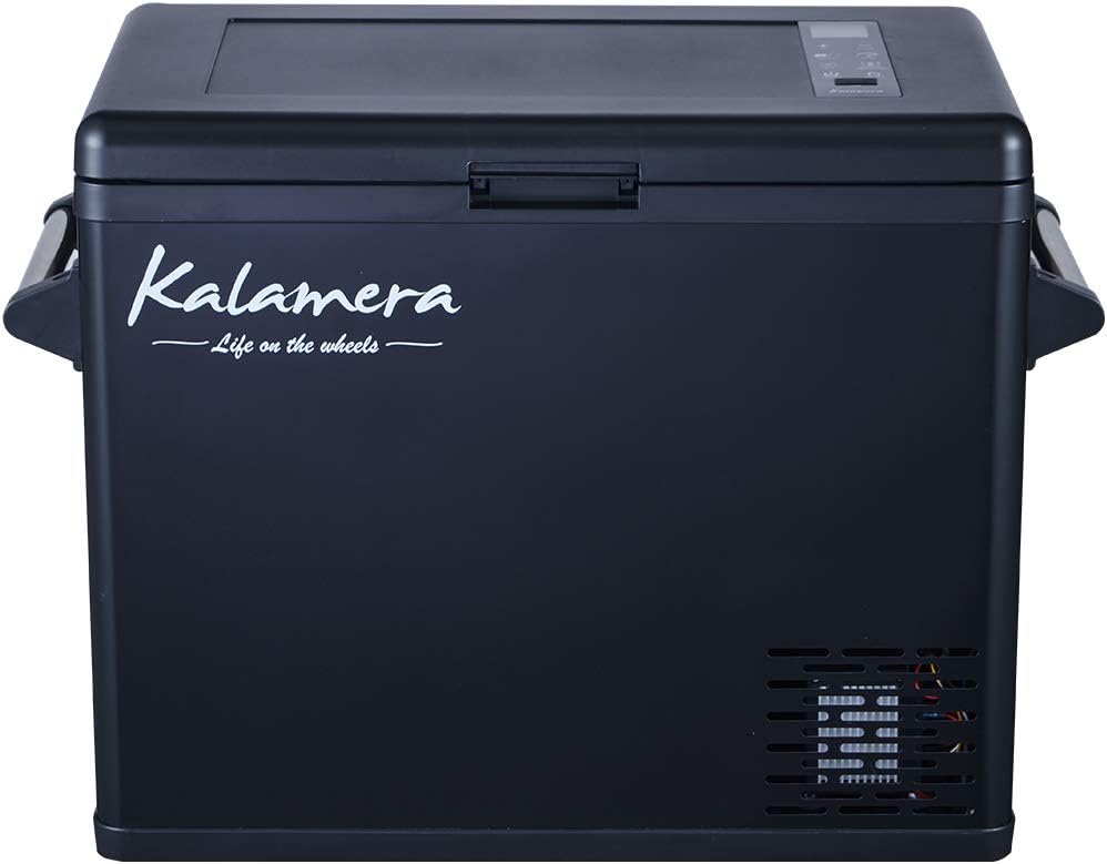 Kalamera Portable Refrigerator for Car, 52 Quarts Car Cooler for Camping | -4°F to 50°F Compressor Based Electric 12V Fridge for Vehicles and Trucks | AC and DC Travel Freezer for RV : Automotive
