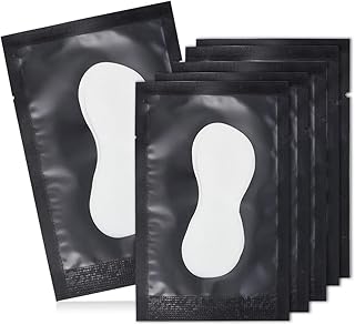 Lunamoon Eye Pads for Eyelash Extension Eyelash Pads Eyelash Extension Pad Eyelash Colouring Pad Eyelash Lifting Pad Eye Gel Patch for Eyelash Extensions 50 Pairs (Gourd Black)