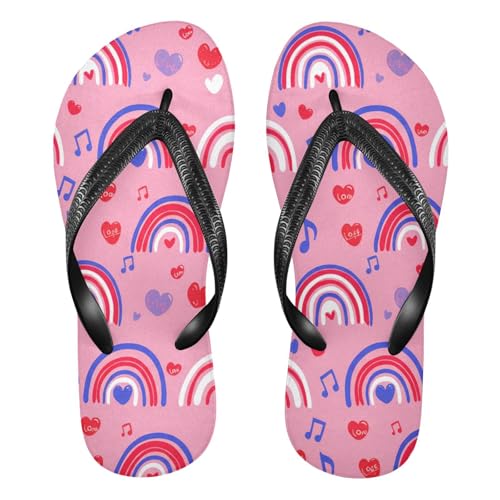 STAYTOP Rainbows Flip Flops Sandals of Men's & Women's,Sandals Beach Slippers Shower Slides