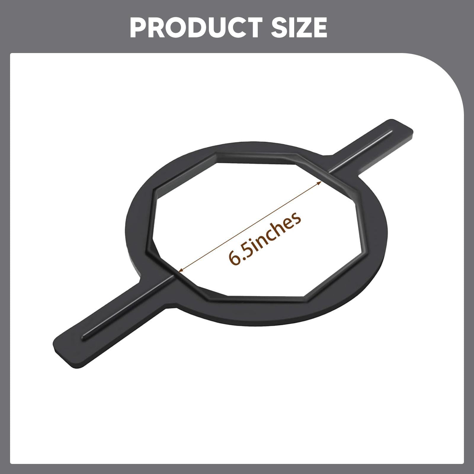 154512 Llave de 6-1/2" Entre Caras Planas Accesorios de Reparación Tapa de Arena Estable para Piscinas Piezas de Repuesto de Metal de Alta Resist