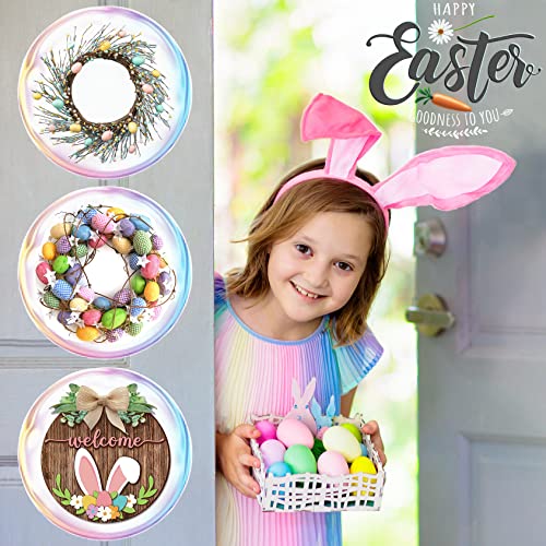 15 in Wreath-Hangers, 2 Pack Easter-Christmas-Halloween Decorations, Fall Door Welcome Sign, Inside-Outside Over The Door Hooks Organizer Home Decor