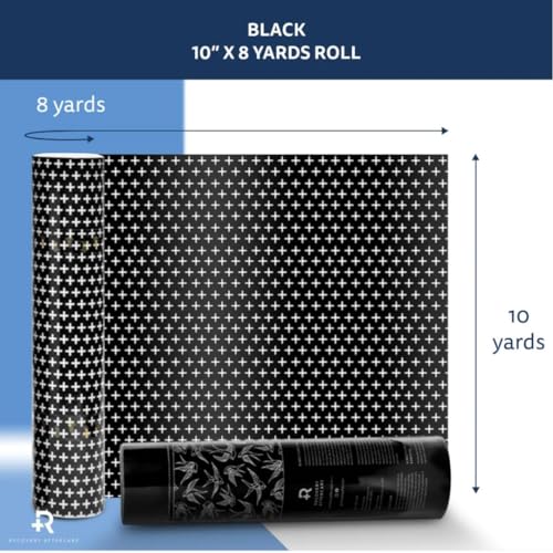 Recovery Aftercare Tattoo Aftercare Bandage Roll - Black, Waterproof Adhesive Bandages - 10 Inches x 8 Yards - Thumbnail 6
