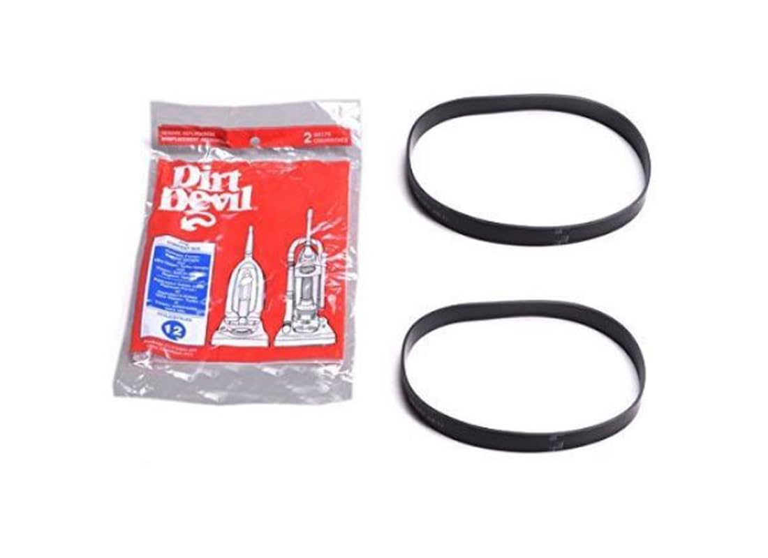 Dirt Devil Style 12 Vacuum Belt, Pack of 2, Black, Part # 3910355001