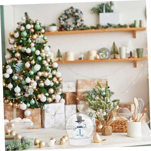 MUSISALY 10 Peças Globo De Neve De Natal Suprimentos DIY Globos De Água Vazios DIY Globo De Água De