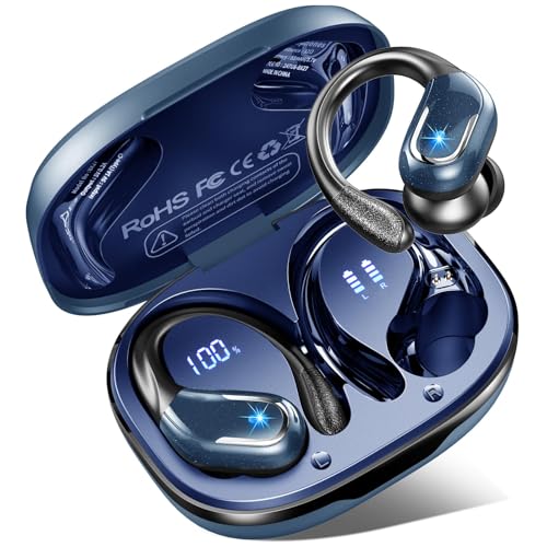 Wireless Earbuds, Sport Bluetooth 5.4 Headphones 2026...