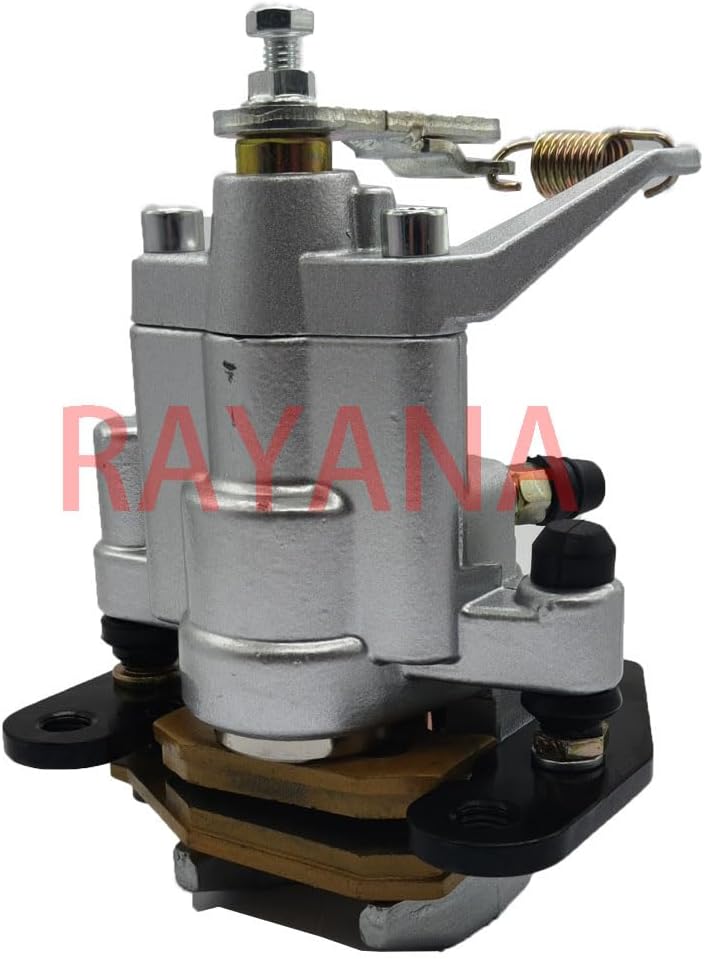 RAYANA Rear Brake Caliper W/Pads Compatible for Yamaha Rhino 660 2004 2005 2006 2007 UTV 5UG-2580V-00-00, 5UG-2580V-02-00