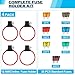 Cooclensportey 4 Pack 12AWG Inline Fuse Holder, Waterproof Fuse Holder with 35 PCS Standard Fuses (5 of Each: 5A, 7.5A, 10A, 15A, 20A, 30A, 40A), Upgraded In Line Fuses Holders 12v for Marine Auto