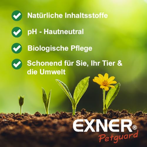 Exner Petguard Hautpflege & Fellpflege für Kaninchen & Nagetiere 100 ml – Bei Juckreiz, Milben, Rötungen, Hautreizungen, Entzündungen, Räude & Pilzbefall – Pflege & Vorbeugung – Dermatest SEHR GUT