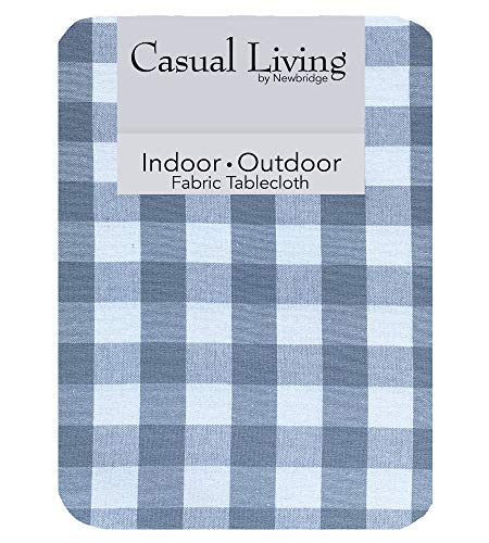Newbridge Buffalo Check Rustic Indoor/Outdoor Cotton Napkins - Cottage Style Farmhouse Gingham Check Pattern Heavy Weight Cotton Weave Napkins - Set Of 8 Napkins, Grey #TOP1