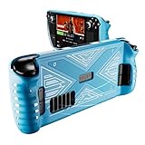 Teyomi Steam Deck Hülle, Steam Deck Case, Silikon Schutzhülle für Steam Deck, TPU Steam Deck Hull, Steam Deck Zubehör - Blau