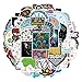 63Pcs Microbiology Stickers Pack, Cute Cartoon Vinyl Waterproof Sticker Decals for Water Bottle, Laptop, Phone, Scrapbooking, Journaling Choice for Party Supply Decor