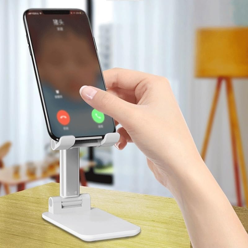Desktop Mobile Phone Stand Adjustable Folding Telescopic Bracket Live Streaming image 3