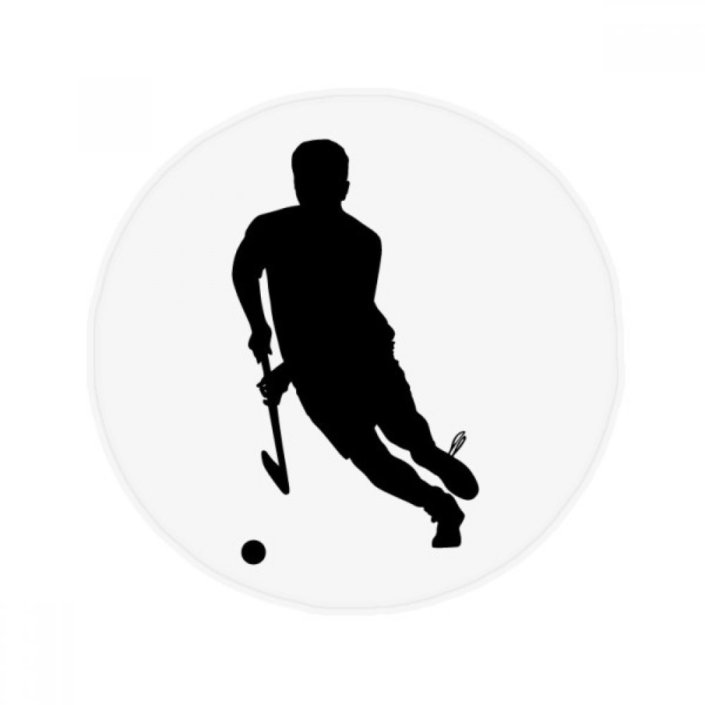 Tapis rond hockey 50x50cm antidérapant pour cours d'éducation physique