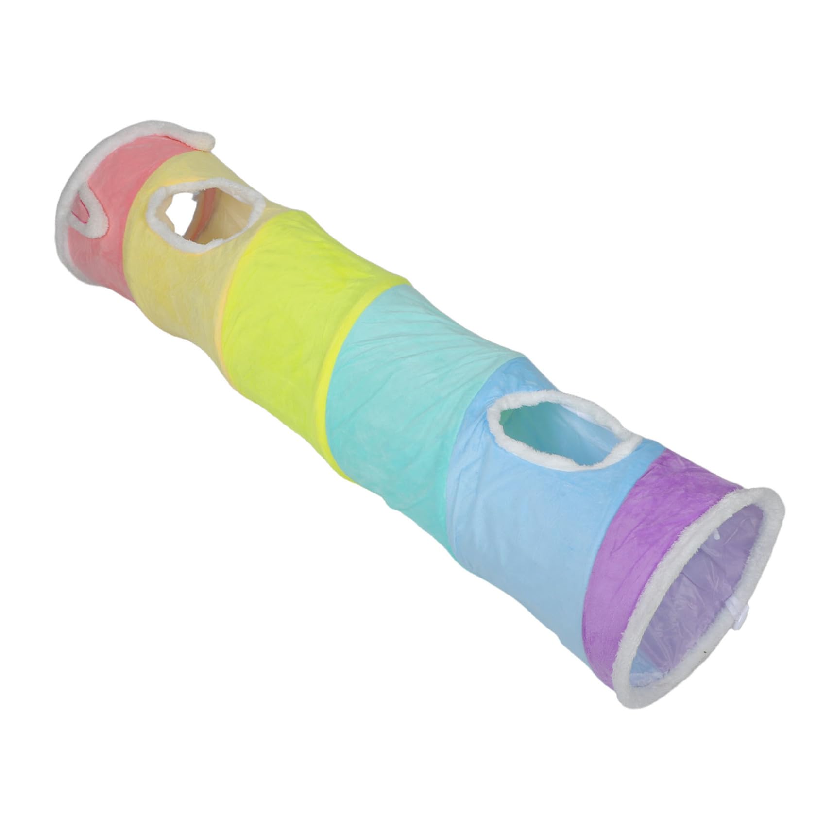 Juguete interactivo para gatos VANZACK Cat Tunnel plegable para ejercicio en interiores