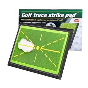 Golf Putting Tutor, Golf Hitting Mat, Putting Mirror Training Aid, Puttout Circuit Trainer Groove, Putt Out Train Align Eyes Practice, Putter face, Alignment Starting Line Impact Stroke Path Motion